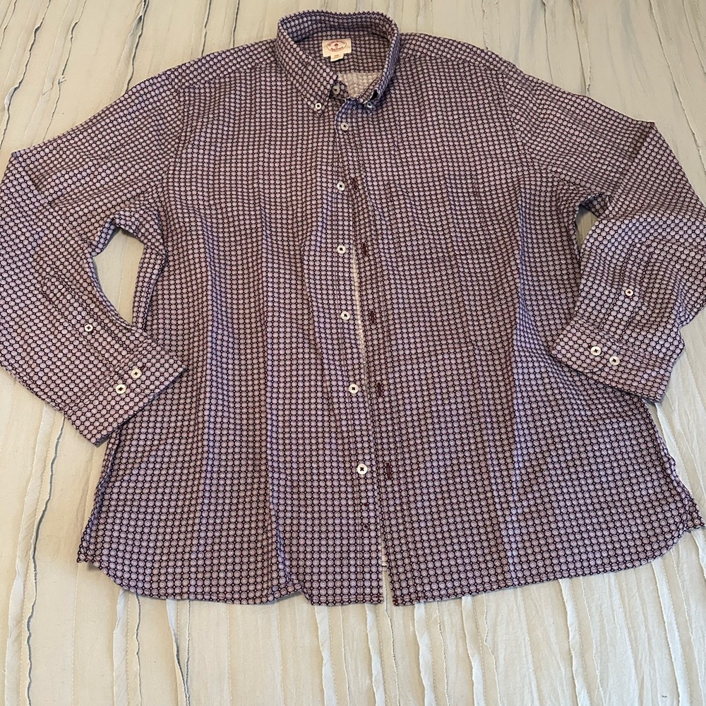 Brooks Brothers Red Fleece Button Down Shirt | Size XXL